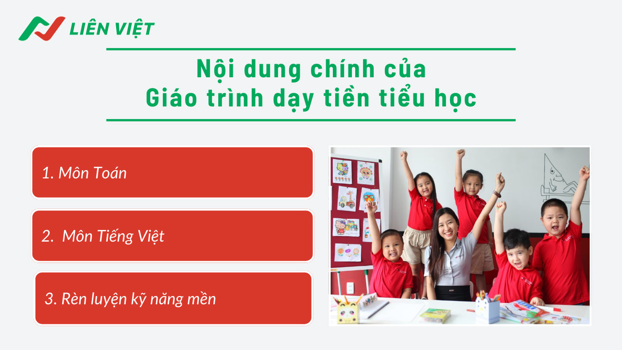 giáo trình dạy tiền tiểu học
