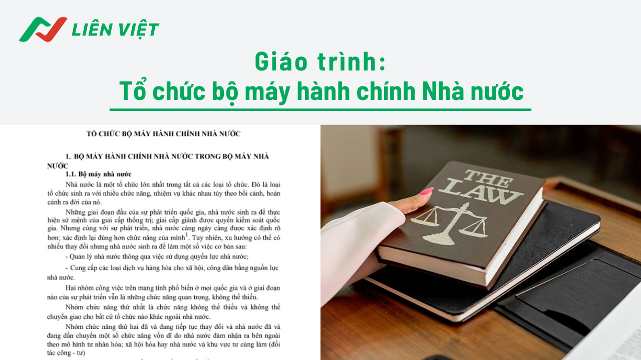 giáo trình tổ chức bộ máy hành chính nhà nước