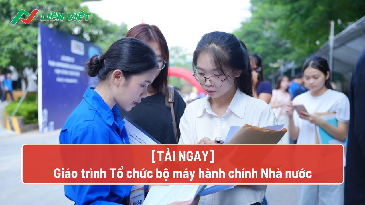 giáo trình tổ chức bộ máy hành chính nhà nước