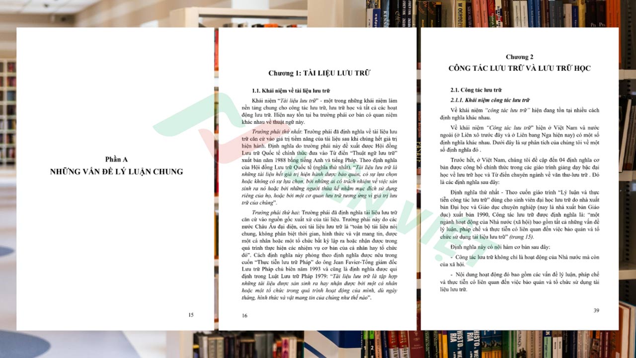 Lý luận và phương pháp công tác văn thư PDF