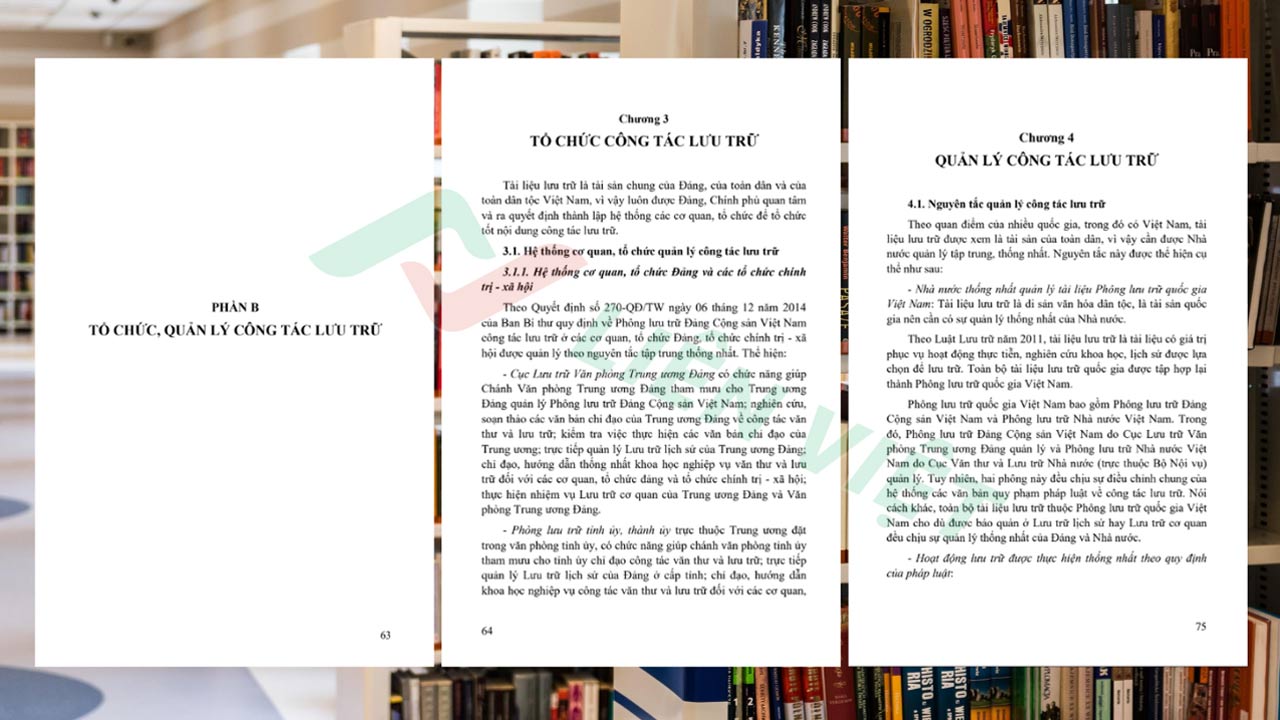 Lý luận và phương pháp công tác văn thư PDF