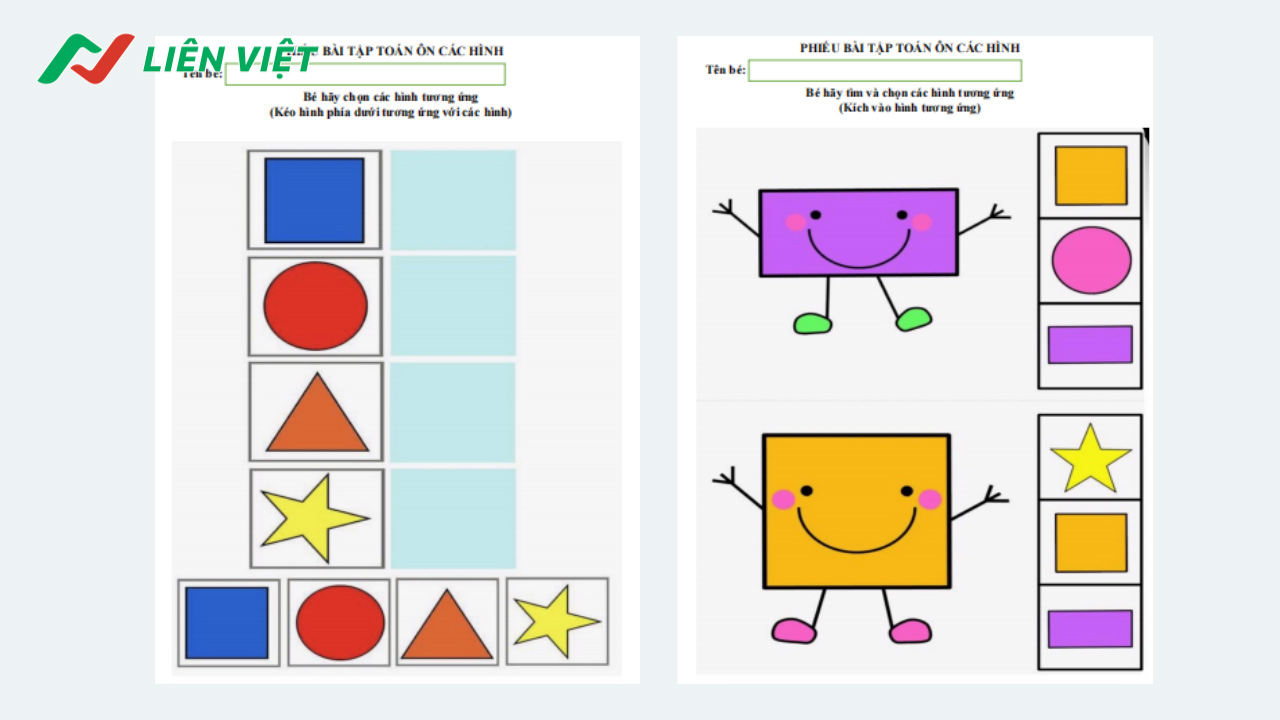 phiếu bài tập toán tiền tiểu học