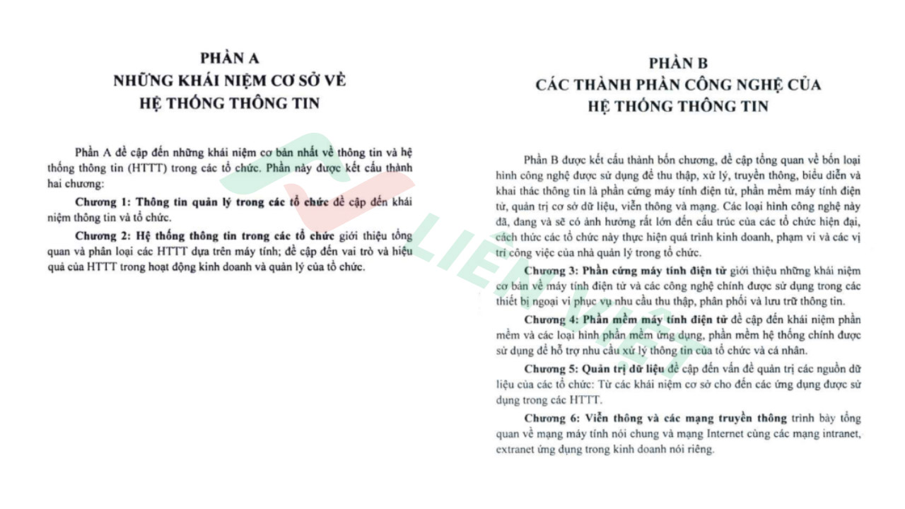 giáo trình hệ thống thông tin quản lý pdf