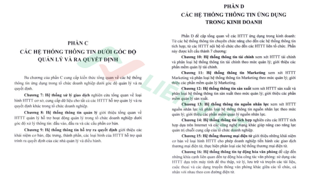 giáo trình hệ thống thông tin quản lý pdf