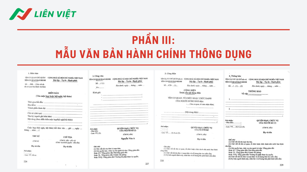 giáo trình kỹ năng soạn thảo văn bản
