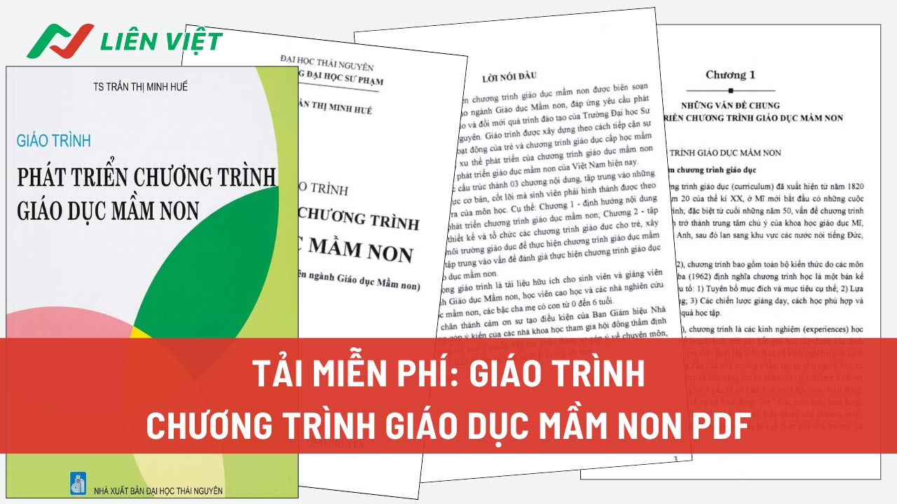 chương trình giáo dục mầm non pdf