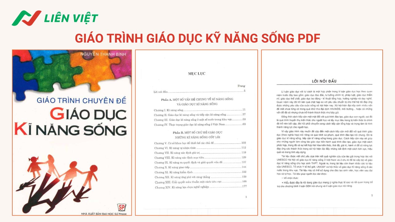 Giáo trình giáo dục kỹ năng sống PDF