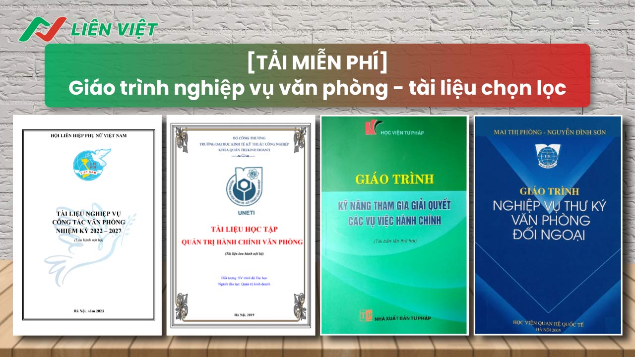 giáo trình nghiệp vụ văn phòng