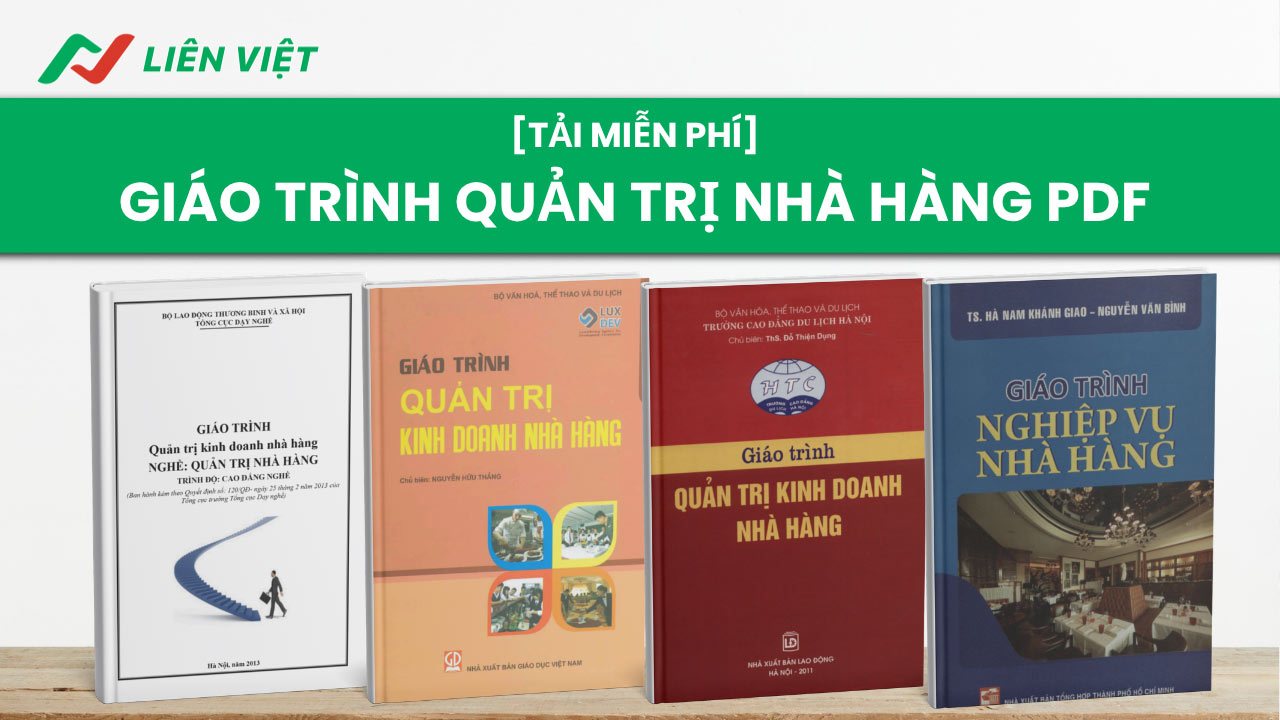 giáo trình Quản trị nhà hàng PDF