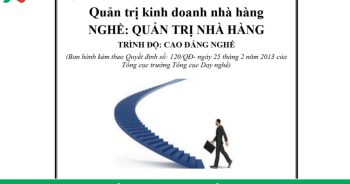 giáo trình Quản trị nhà hàng PDF