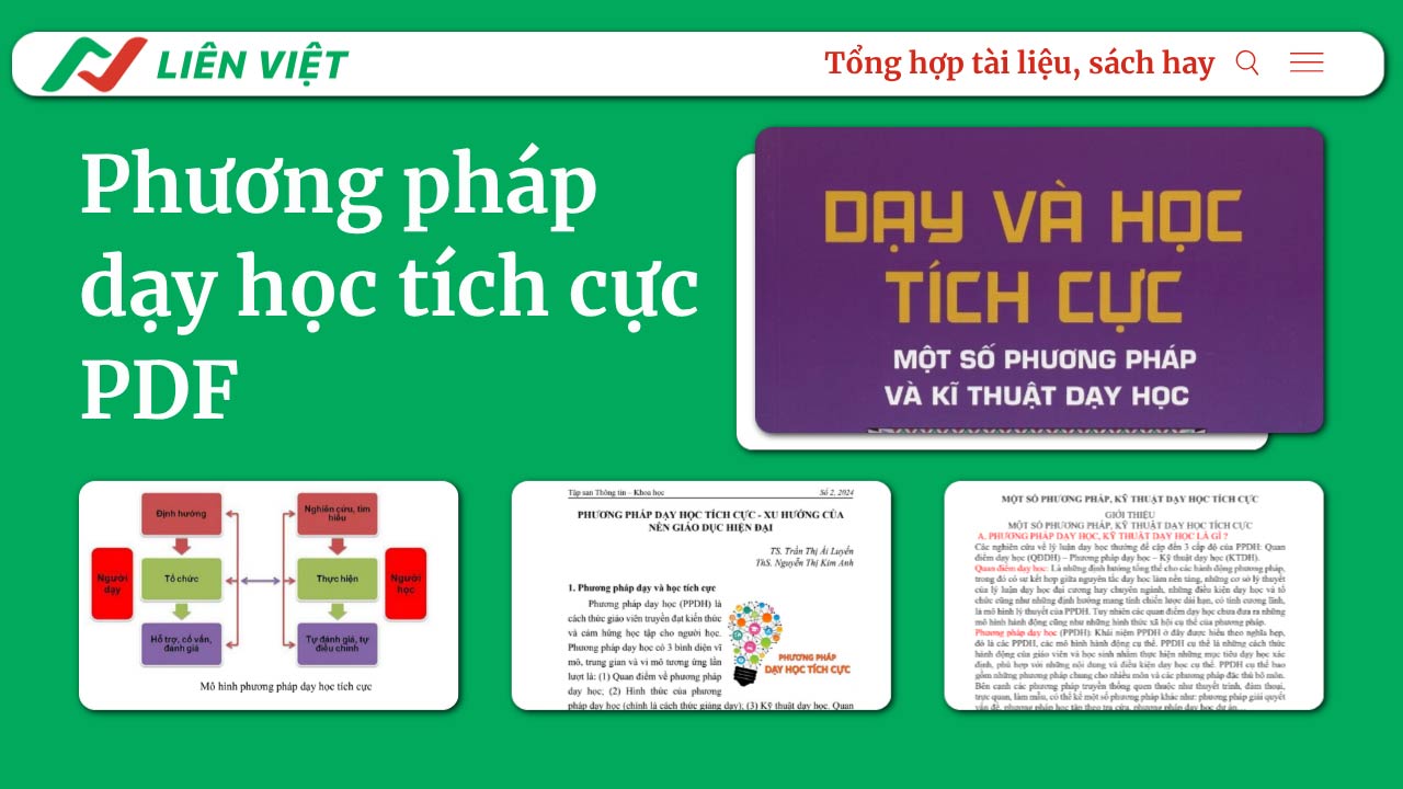 phương pháp dạy học tích cực pdf