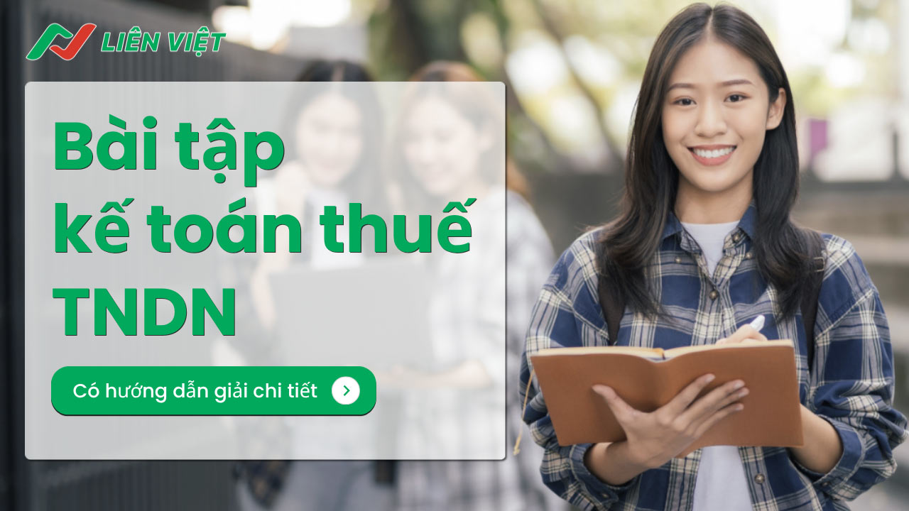 bài tập kế toán thuế thu nhập doanh nghiệp