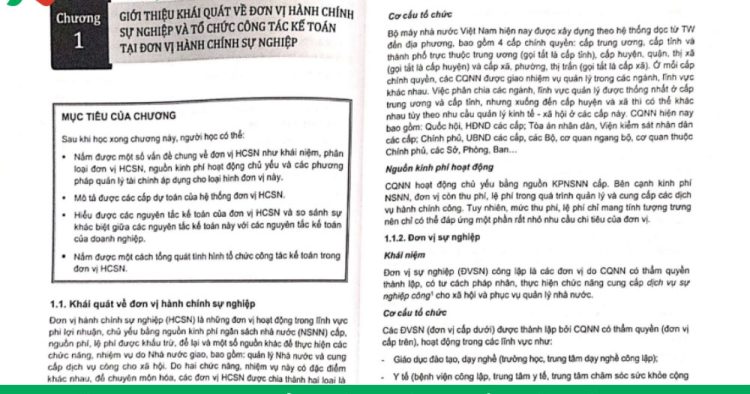 giáo trình Kế toán công PDF