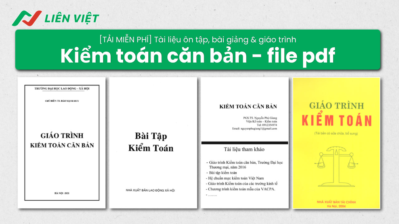 giáo trình Kiểm toán căn bản PDF
