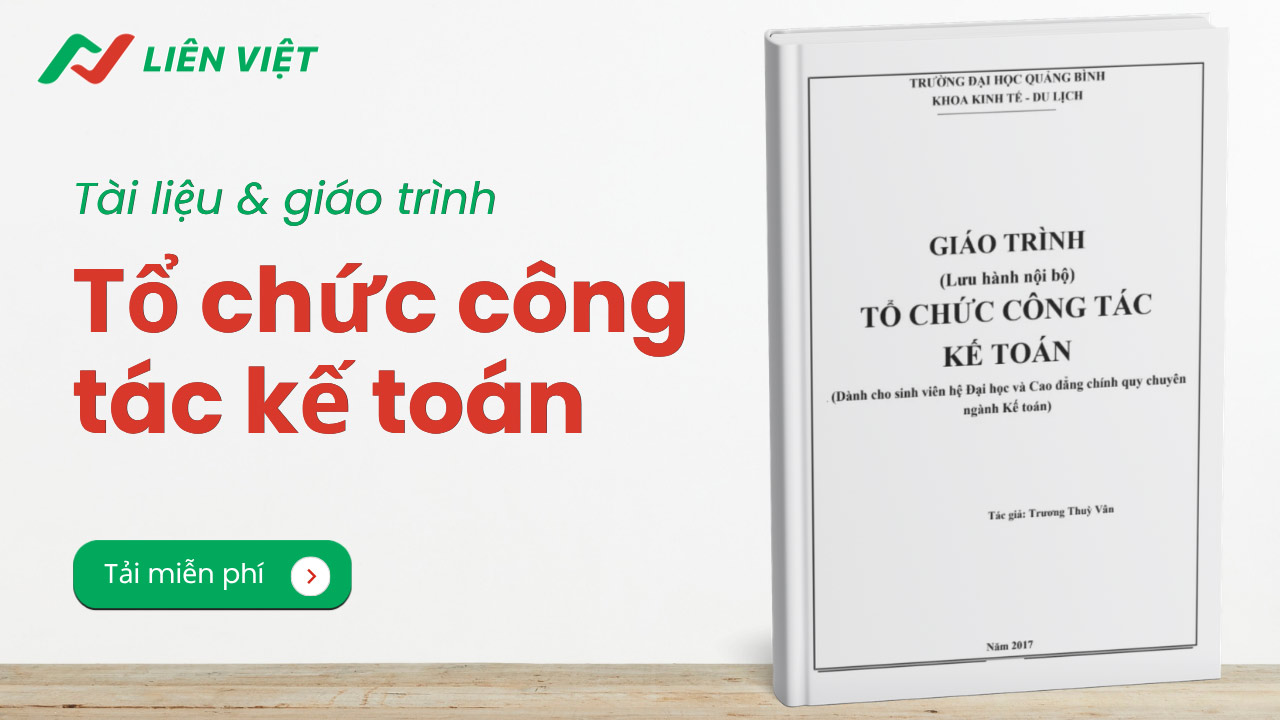 giáo trình Tổ chức công tác kế toán
