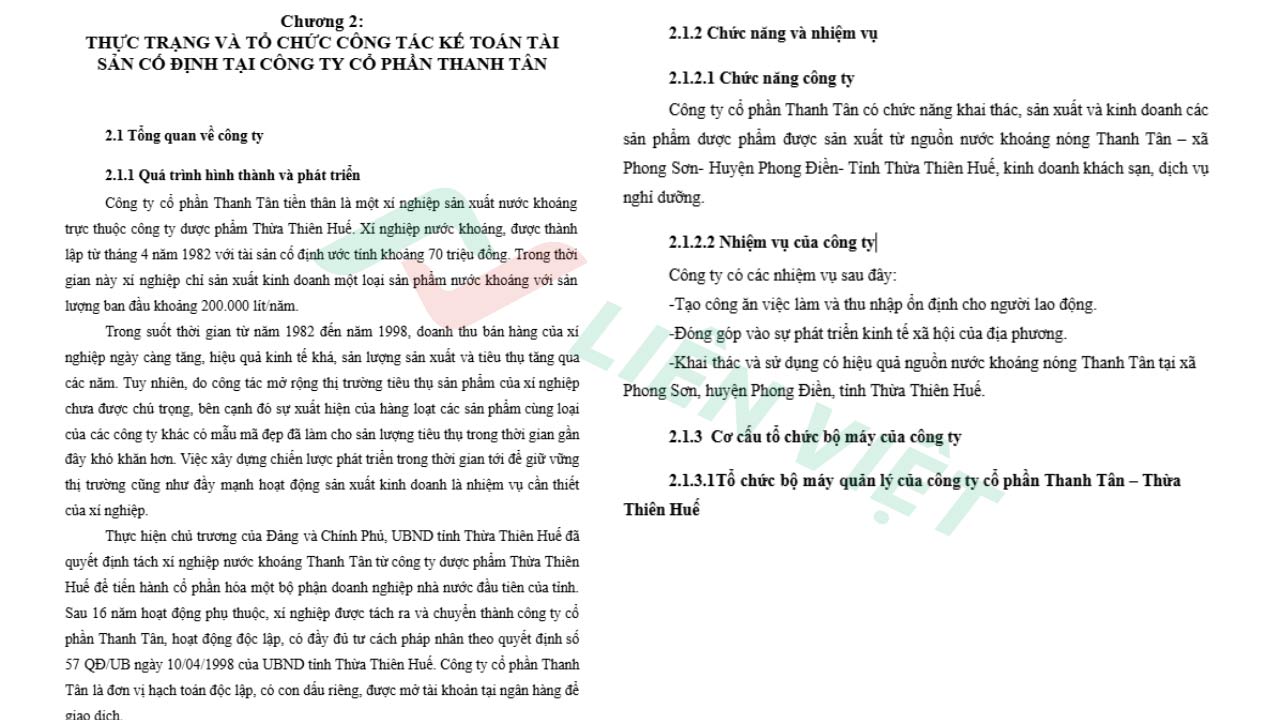 luận văn kế toán tài sản cố định