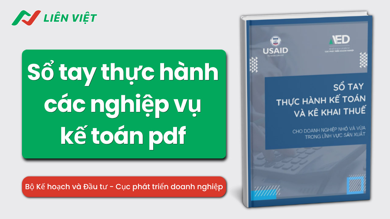 sổ tay thực hành các nghiệp vụ kế toán PDF