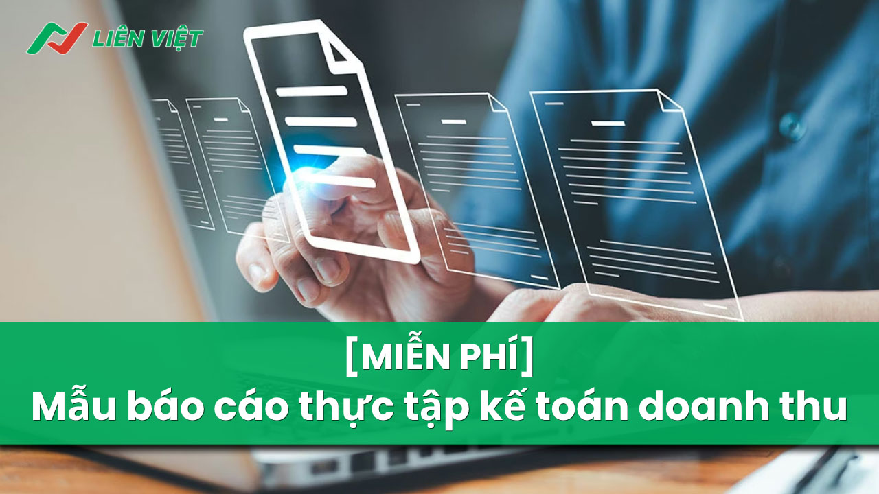 báo cáo thực tập kế toán doanh thu