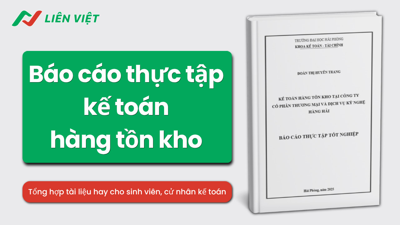 báo cáo thực tập kế toán hàng tồn kho