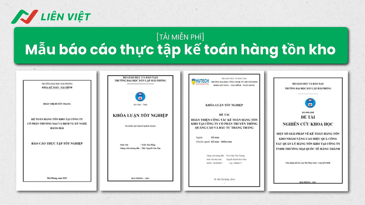 báo cáo thực tập kế toán hàng tồn kho