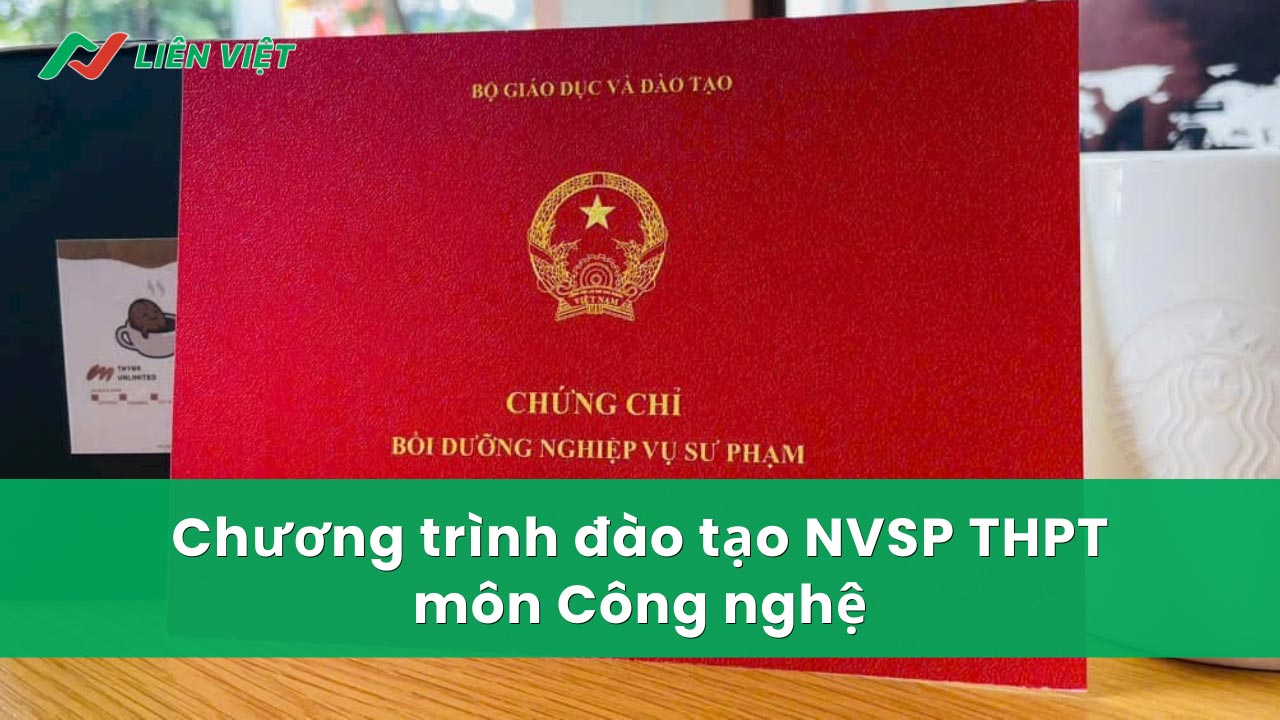 chứng chỉ nghiệp vụ sư phạm THPT học những môn gì