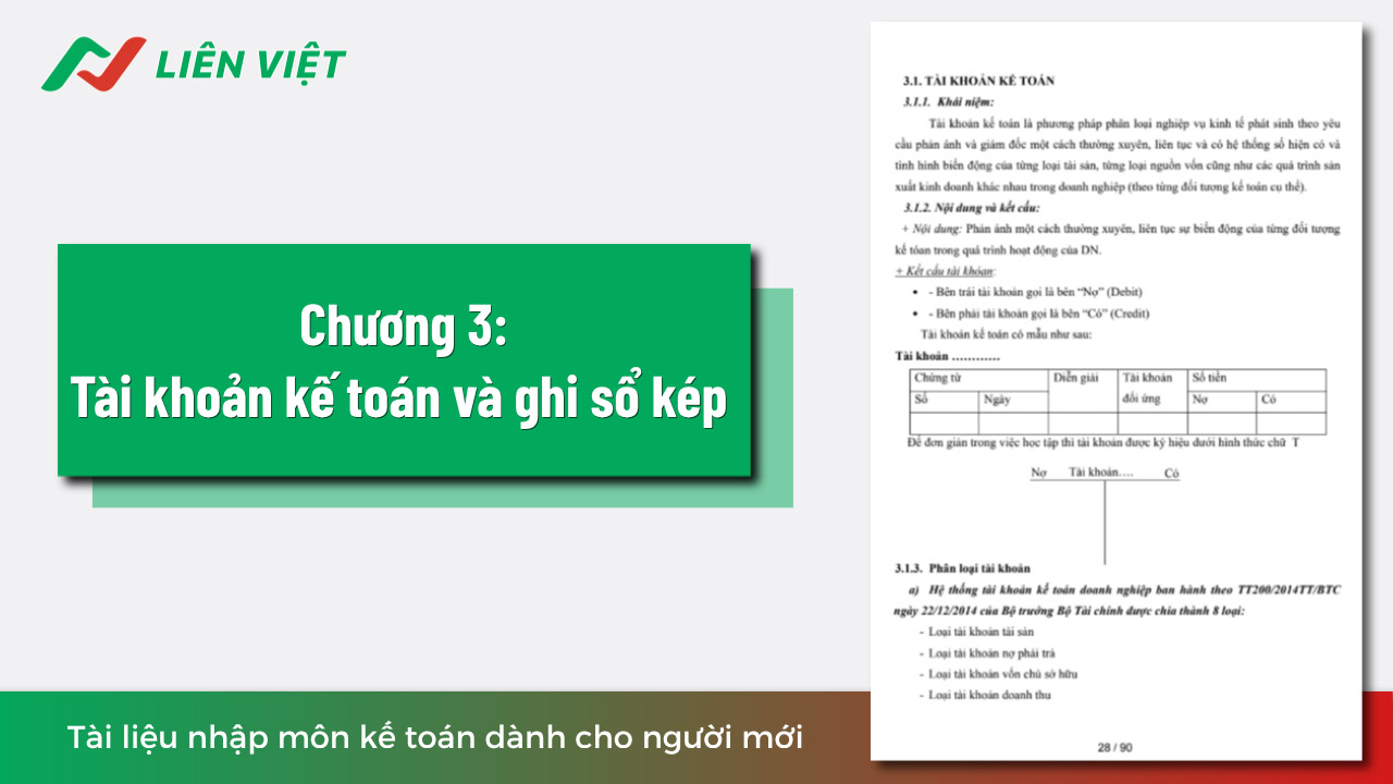 giáo trình Kế toán căn bản