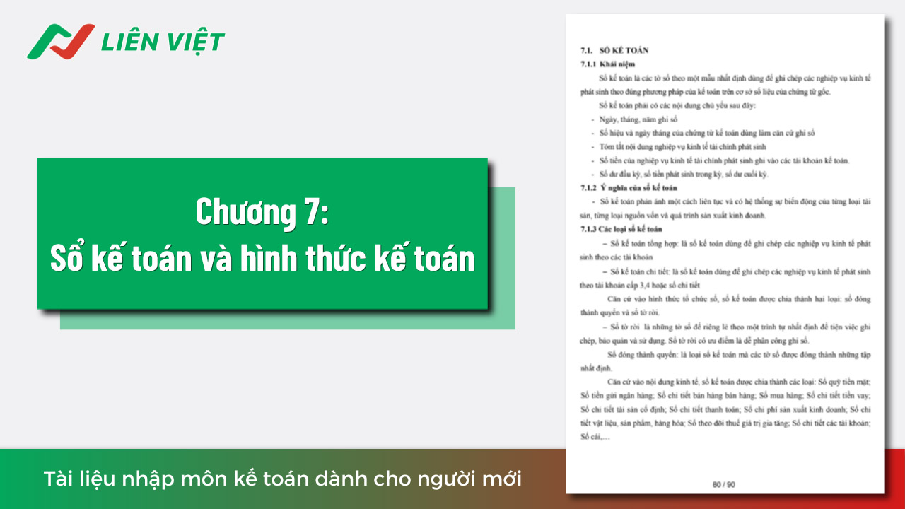 giáo trình Kế toán căn bản