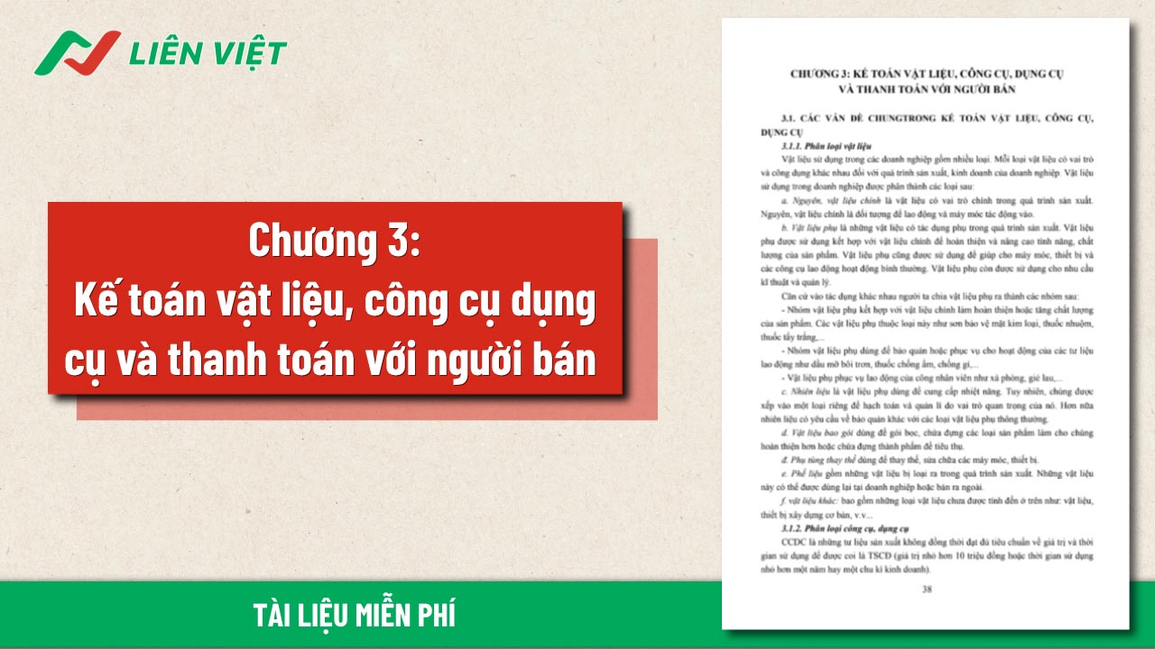 giáo trình kế toán doanh nghiệp vừa và nhỏ