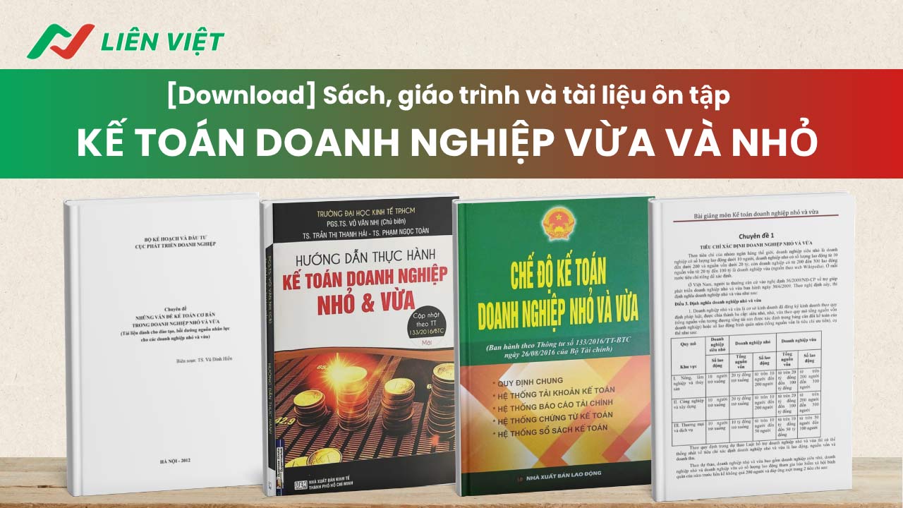 giáo trình kế toán doanh nghiệp vừa và nhỏ