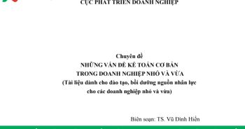 giáo trình kế toán doanh nghiệp vừa và nhỏ
