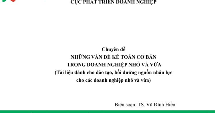 giáo trình kế toán doanh nghiệp vừa và nhỏ