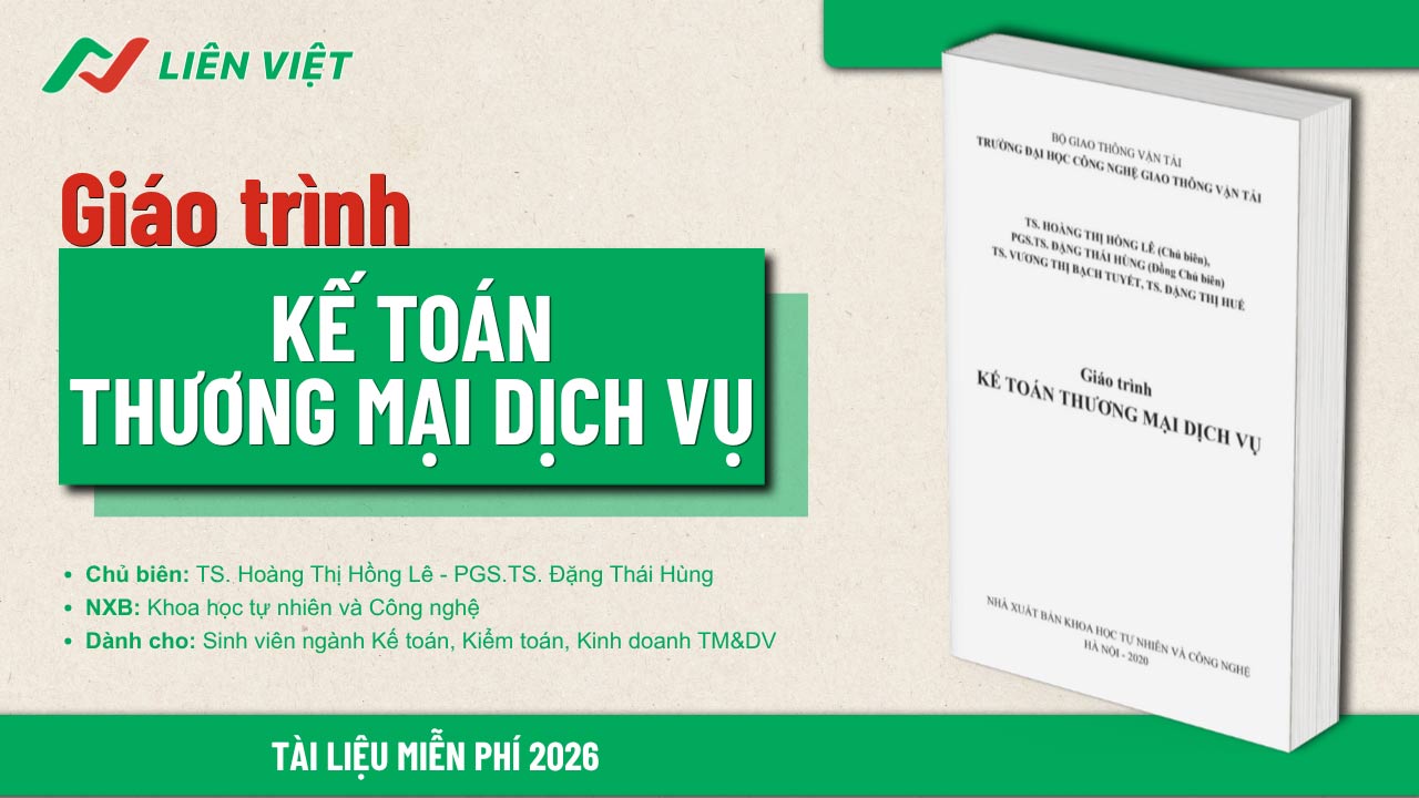 giáo trình kế toán thương mại dịch vụ