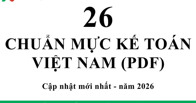 26 chuẩn mực kế toán Việt Nam PDF