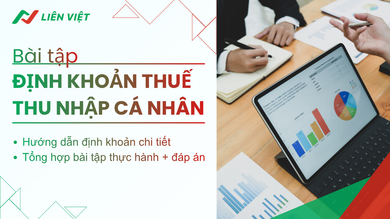 bài tập định khoản thuế thu nhập cá nhân