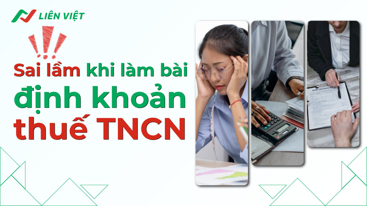 bài tập định khoản thuế thu nhập cá nhân