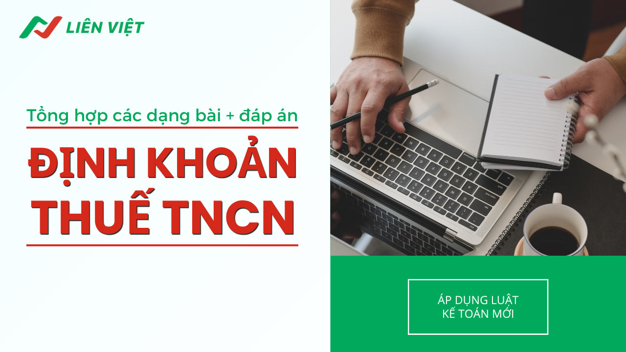 bài tập định khoản thuế thu nhập cá nhân