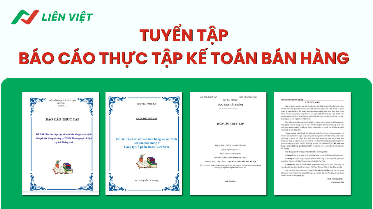báo cáo thực tập kế toán bán hàng