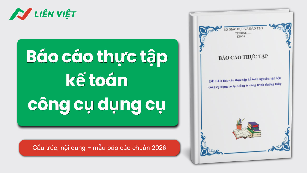 báo cáo thực tập kế toán công cụ dụng cụ