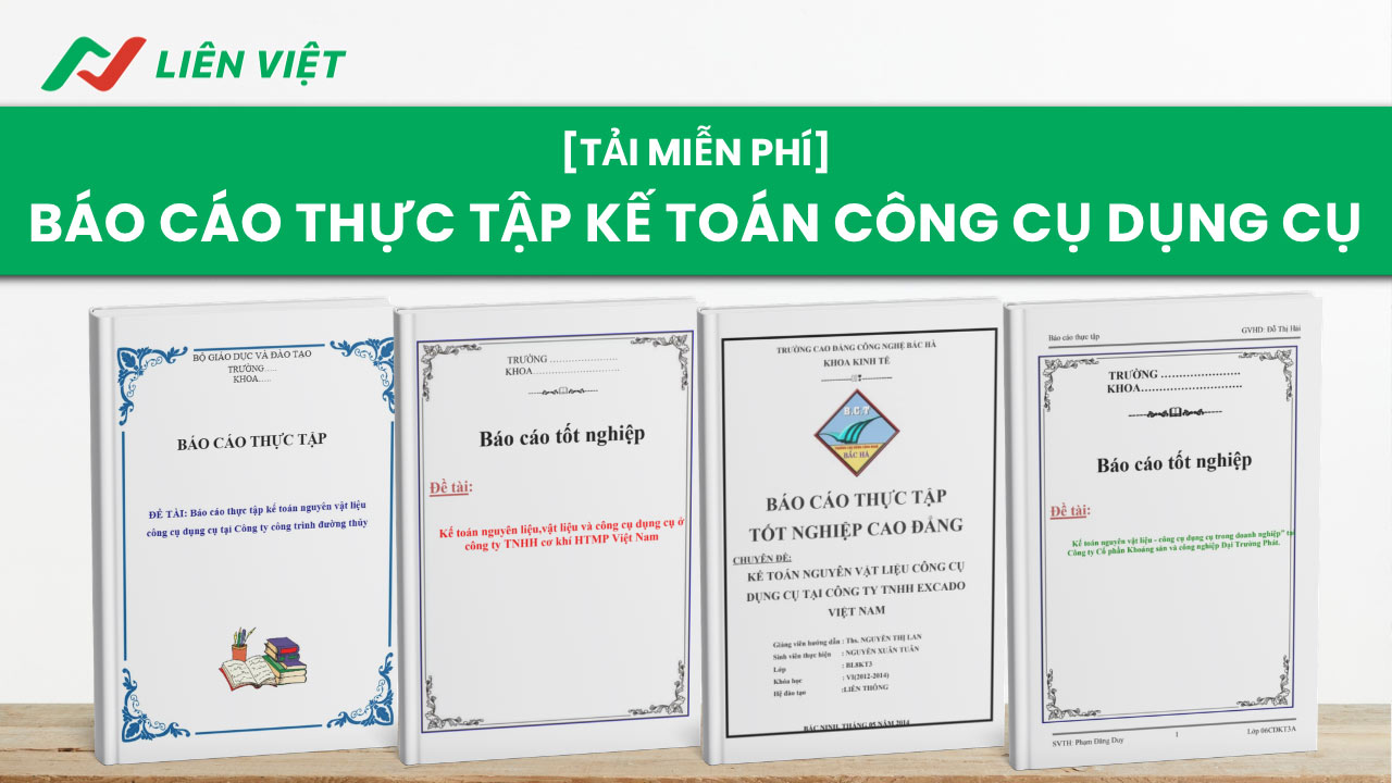 báo cáo thực tập kế toán công cụ dụng cụ