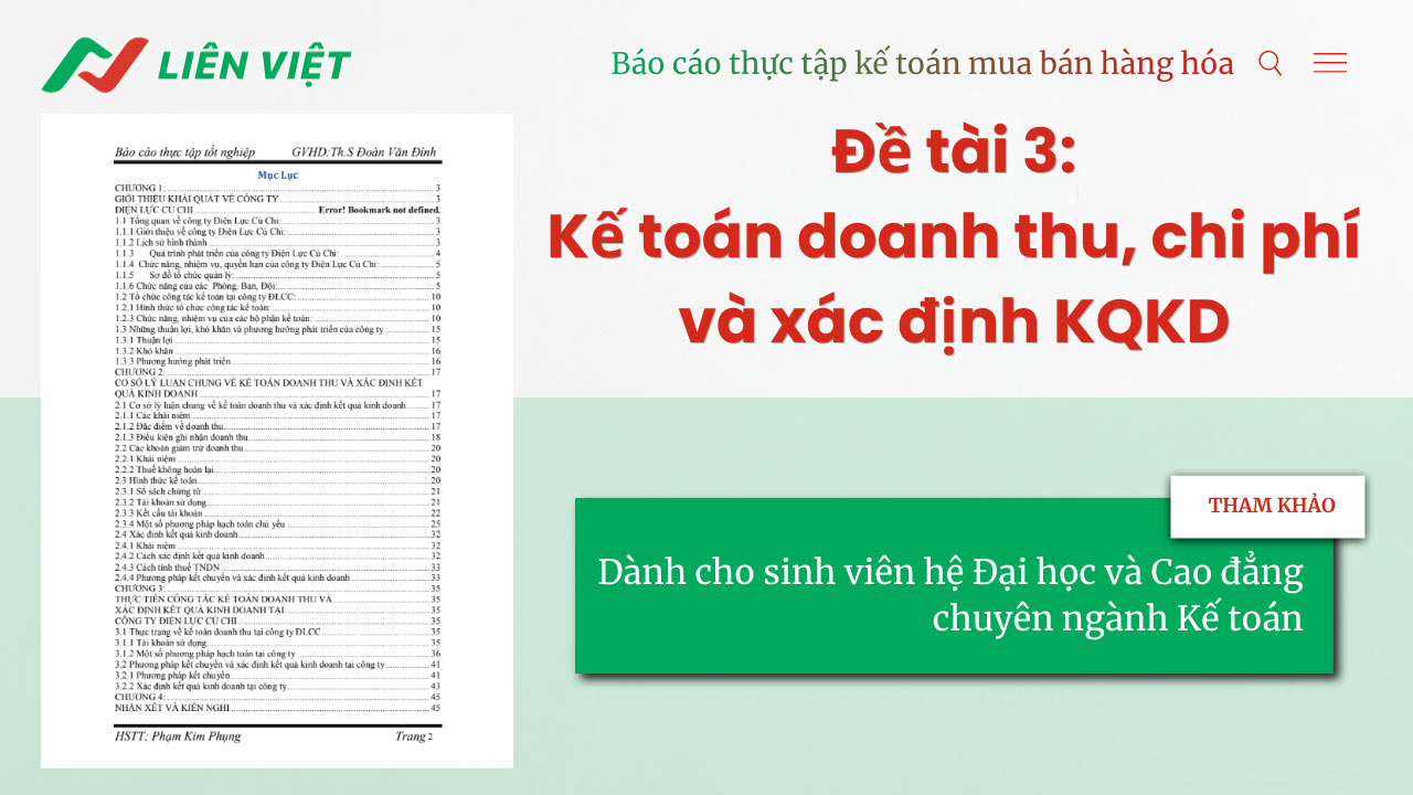 báo cáo thực tập kế toán mua bán hàng hóa
