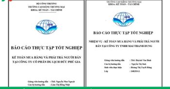 báo cáo thực tập kế toán mua hàng