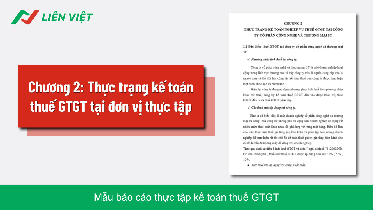 báo cáo thực tập kế toán thuế GTGT