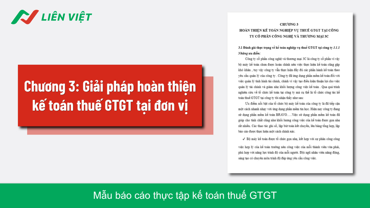 báo cáo thực tập kế toán thuế GTGT