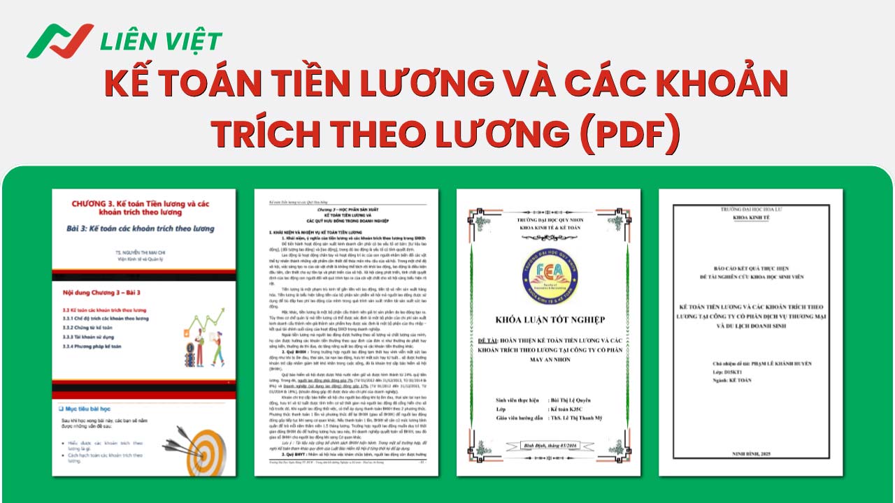 Kế toán tiền lương và các khoản trích theo lương PDF