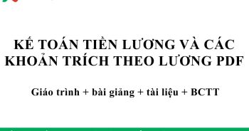 Kế toán tiền lương và các khoản trích theo lương PDF