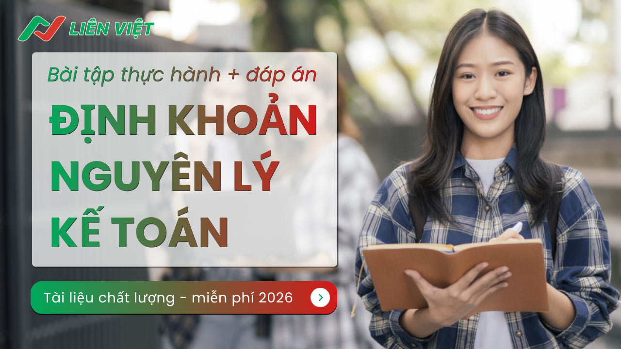 bài tập định khoản nguyên lý kế toán