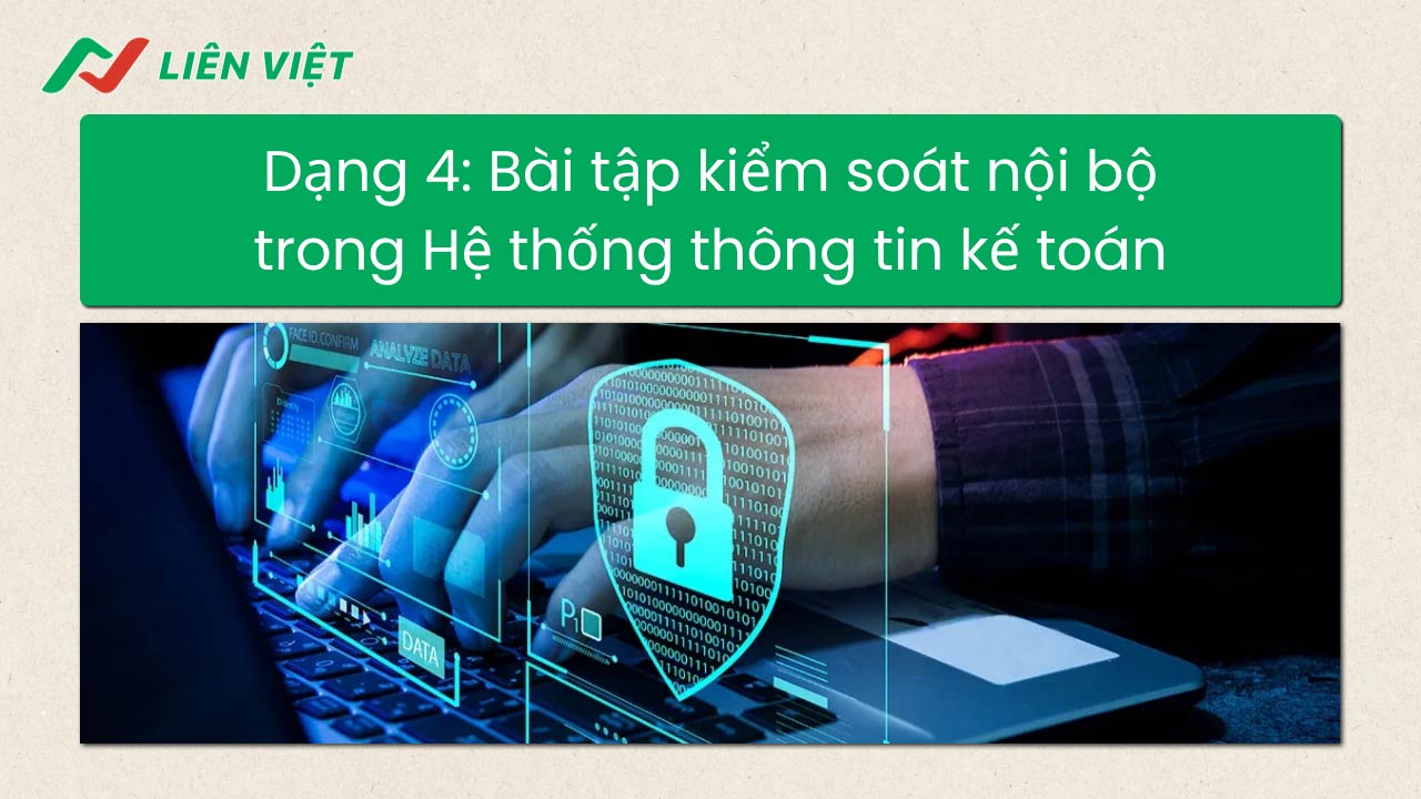 bài tập hệ thống thông tin kế toán