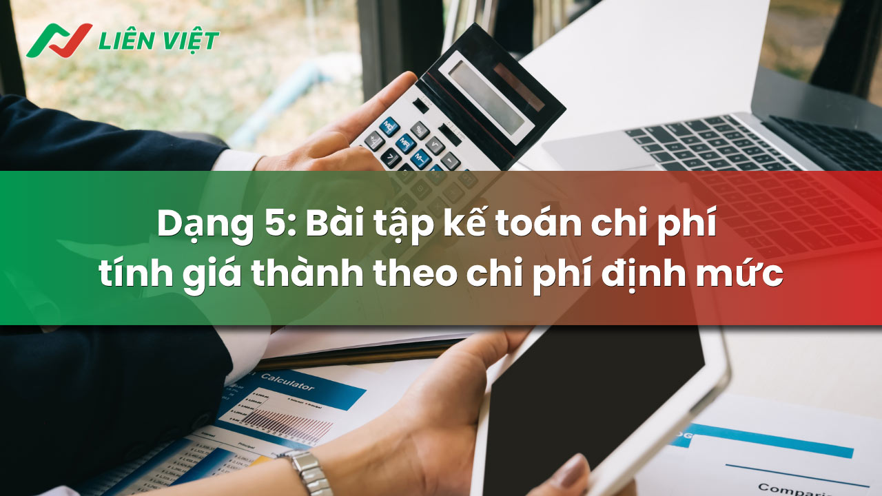 bài tập kế toán chi phí