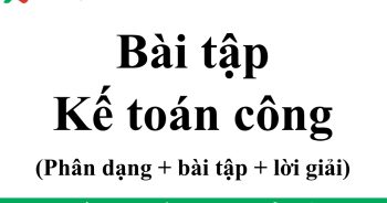 bài tập kế toán công