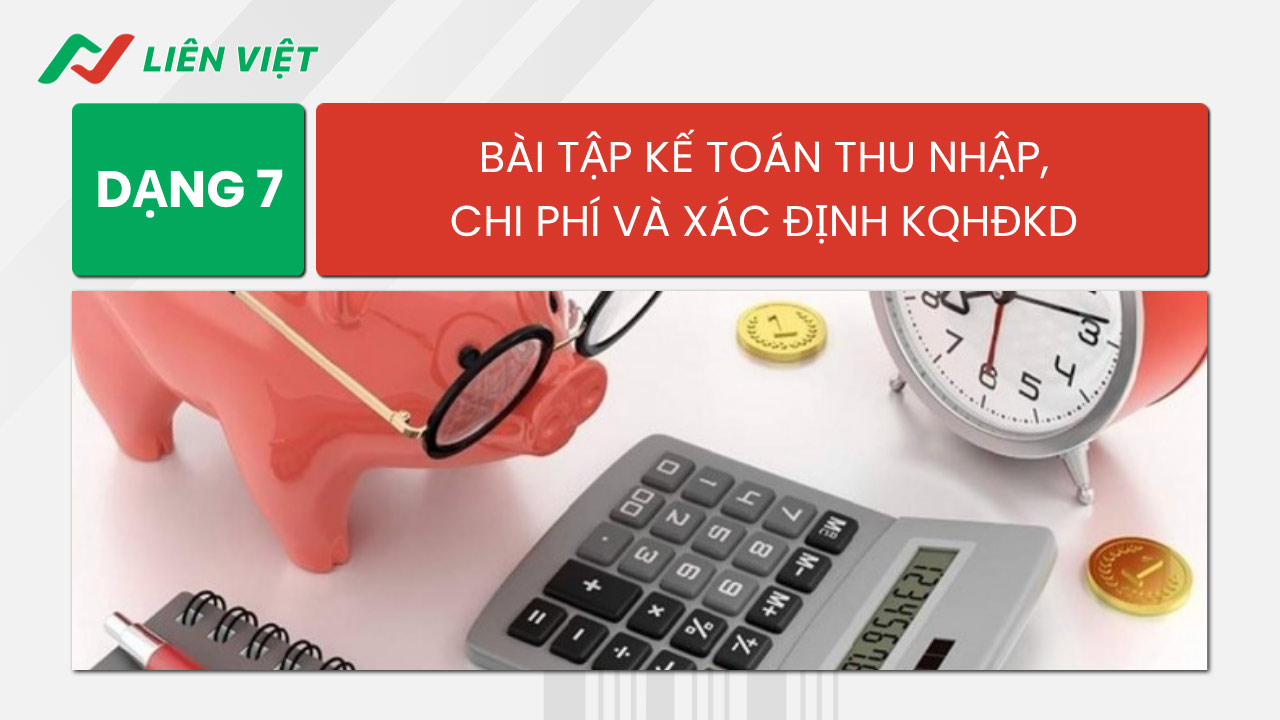 bài tập kế toán ngân hàng